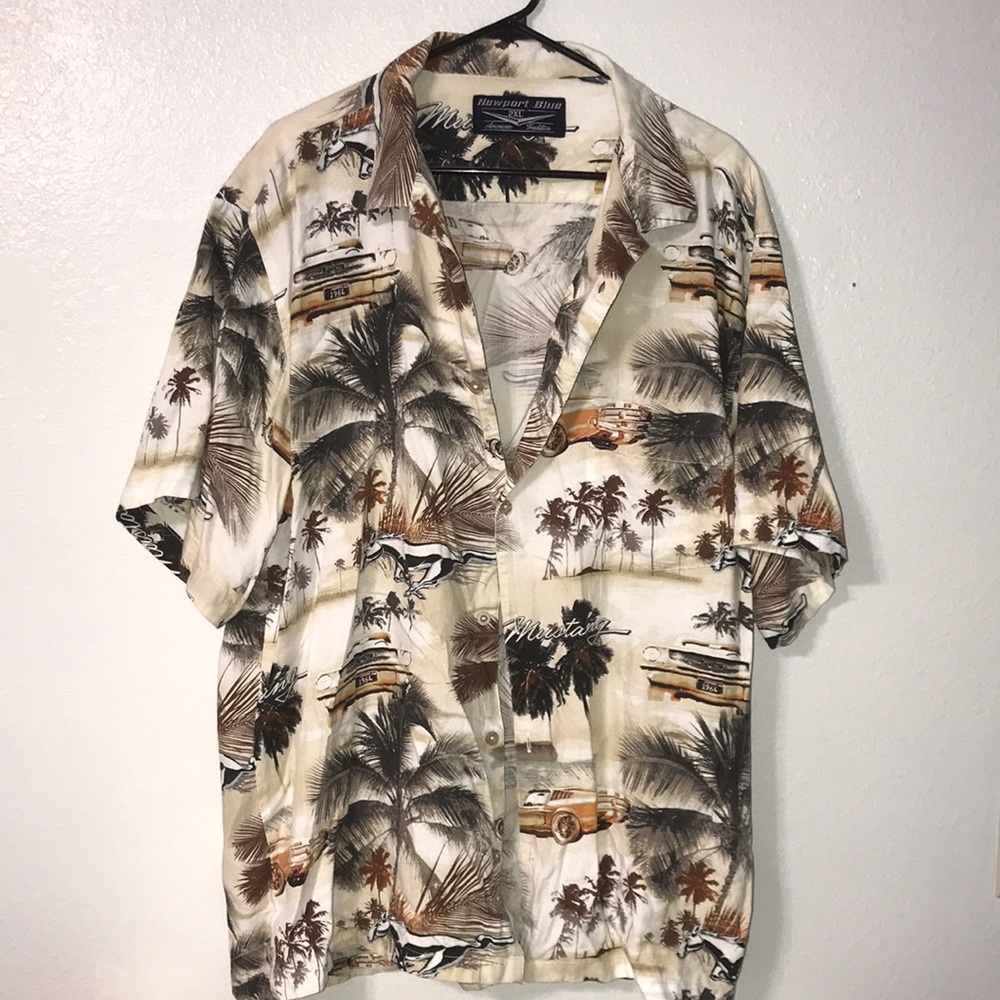 Men’s Ford Mustang Hawaiian style shirt